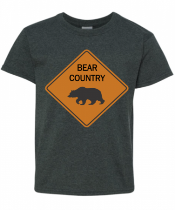 GILDAN® HEAVY COTTON™ YOUTH T-SHIRT - Bear Crossing