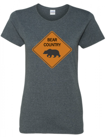 Ladies' Gildan® Heavy Cotton Missy Fit T-Shirt - Bear Crossing
